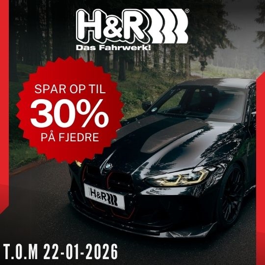 Spar op til 30% på H&R fejdre