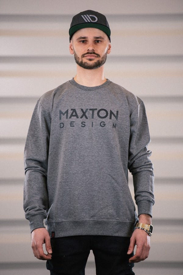 Maxton Mens Gray Jumper - L