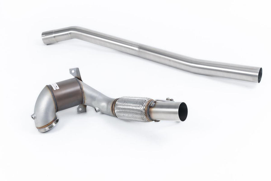 Milltek downpipe – VW Golf MK7 R 2.0 TSI 300PS (80 mm Race System Options) – produktbillede 1