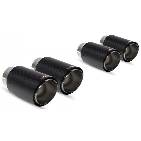 Scropion Quad 100mm Carbon Fibre Ascari Trim - Audi S3 - Ascari