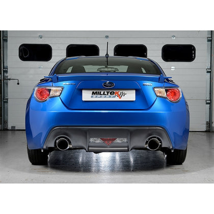 Milltek cat-back udstødning til Subaru BRZ 2.0-liter, resoneret – billede 14
