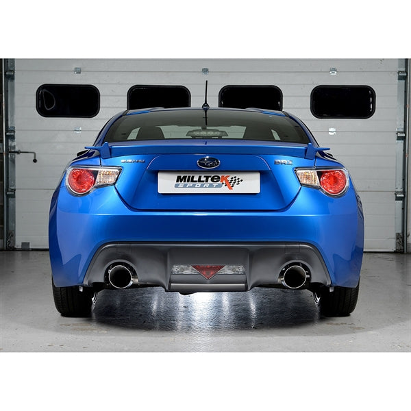 Milltek cat-back udstødning til Subaru BRZ 2.0-liter, resoneret – billede 16