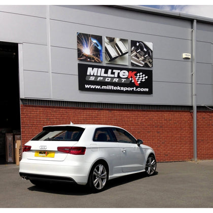 Milltek cat-back udstødning til Audi A3 2.0 TDI 184PS MQB 2WD, resoneret – billede 5