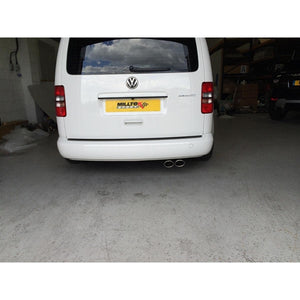 Milltek cat-back udstødning til Volkswagen Caddy 2.0TDI 140PS 2WD Manual og DSG, ikke-resoneret – billede 5