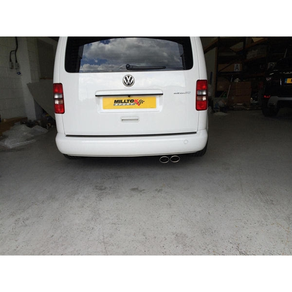 Milltek cat-back udstødning til Volkswagen Caddy 2.0TDI 140PS 2WD Manual og DSG, ikke-resoneret – billede 5