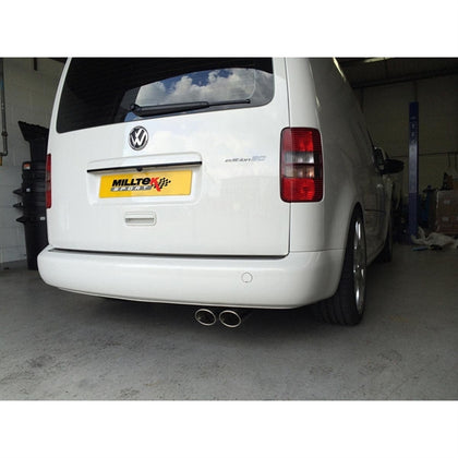 Milltek cat-back udstødning til Volkswagen Caddy 2.0TDI 140PS 2WD Manual og DSG, ikke-resoneret – billede 4