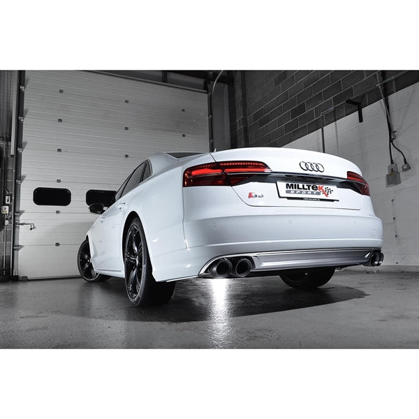 Milltek cat-back udstødning til Audi S8 D4 4.0 TFSI quattro Tiptronic, ikke-resoneret – billede 11
