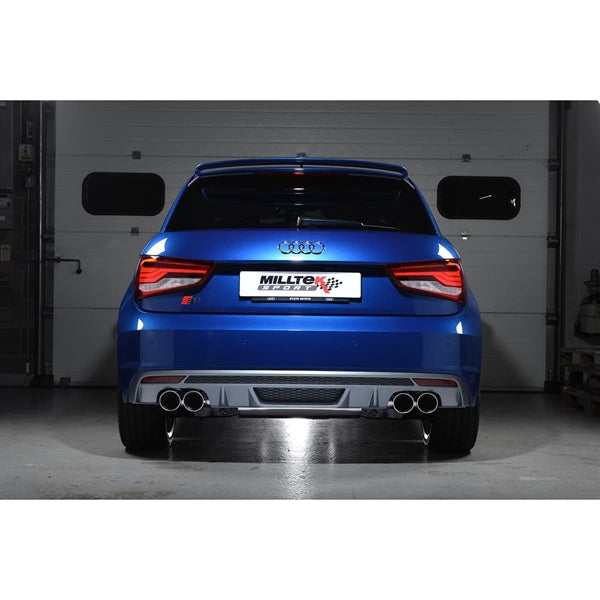 Milltek cat-back udstødning til Audi S1 2.0 TFSI quattro, ikke-resoneret – billede 4