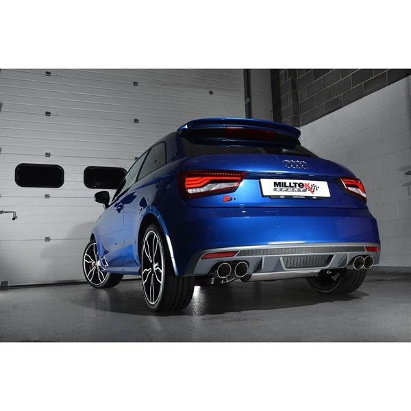 Milltek cat-back udstødning til Audi S1 2.0 TFSI quattro, ikke-resoneret – billede 5
