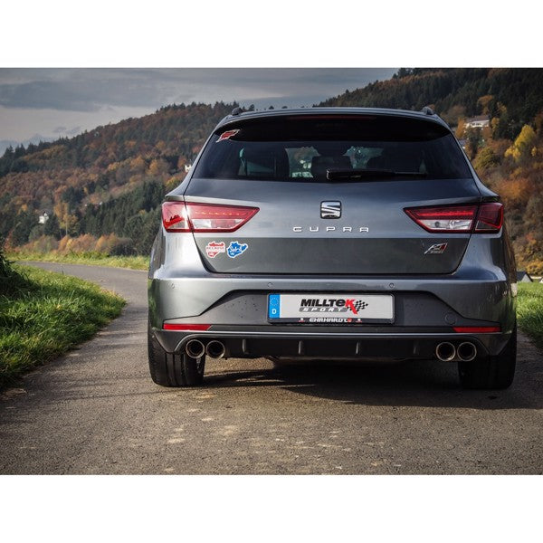 Milltek cat-back udstødning til Skoda Octavia vRS 2.0 TSI 220PS & 230PS hatchback & Stationcar (manual og DSG-auto) – billede 3