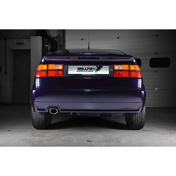Milltek cat-back udstødning til Volkswagen Corrado VR6, ikke-resoneret, polerede tips – billede 4