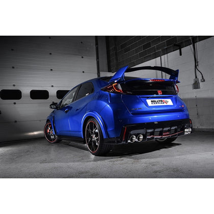 Milltek cat-back udstødning til Honda Civic Type R FK2 turbo 2.0 liter i-VTEC, race – billede 7
