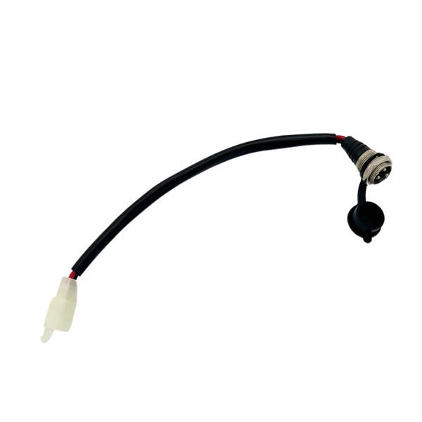 Sort opladningsport med kabel til 1000W, 1060W og 1200W ATV modeller