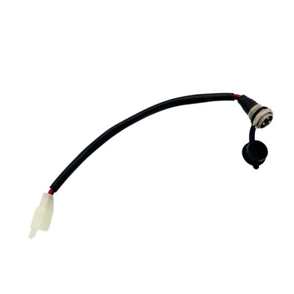 Sort opladningsport med kabel til 1000W, 1060W og 1200W ATV modeller