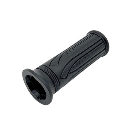 Venstrre Gummigreb 1060W i sort med ergonomisk design og skridsikker overflade til motorcykler og scootere.