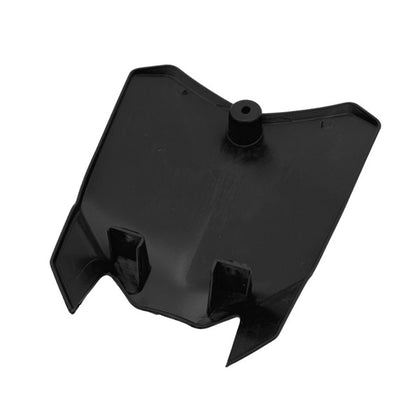 Sort nummerplade front til Crosser ATV eller crossmotor, lavet i holdbar plastik.