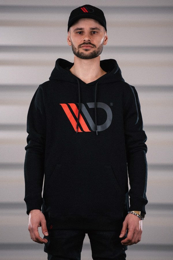 Maxton Mens Black Hoodie - L