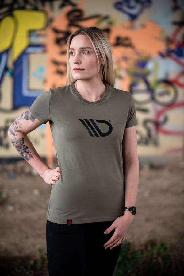 Maxton Womens Khaki T-Shirt - L