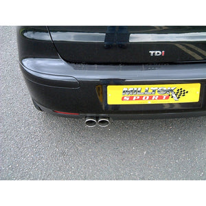 Milltek cat-back udstødning til Seat Ibiza 1.9 TDi 130PS og 160PS, ikke-resoneret – billede 4