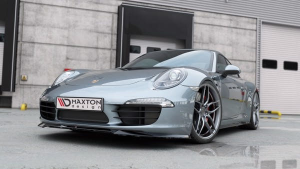 Maxton Front Splitter V.1 Porsche 911 Carrera 991 - Gloss Black – billede 2 af 17