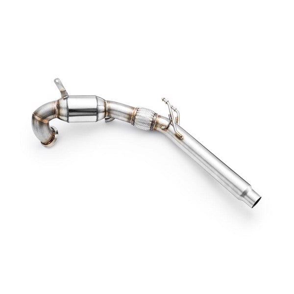 RM Motors Downpipe VW Golf VII GTI 2.0 TSI + Katalysator Emissionsstandard - Euro 3, Kapacitet - 100 cpsi - billede 3