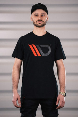 Maxton Black T-Shirt With Red Logo - XL – produktbillede 1