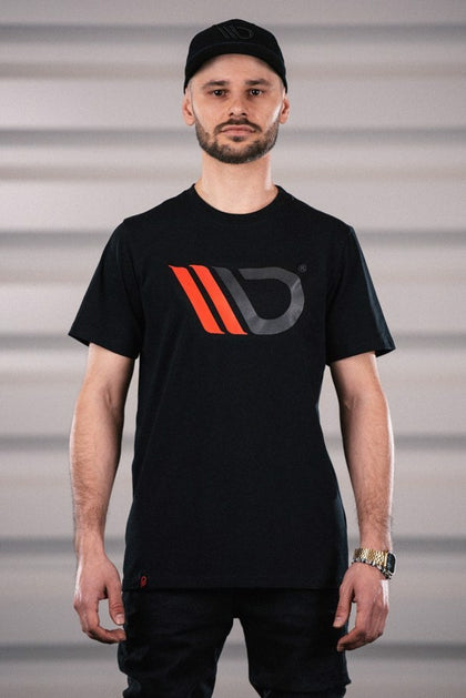 Maxton Black T-Shirt With Red Logo - XL – produktbillede 1