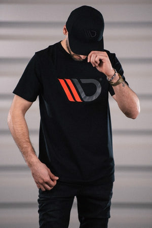 Maxton Black T-Shirt With Red Logo - XL – produktbillede 2