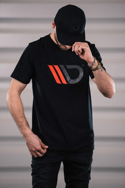Maxton Black T-Shirt With Red Logo - XL – produktbillede 2