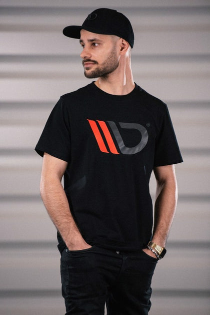 Maxton Black T-Shirt With Red Logo - XL – produktbillede 3