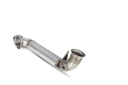 Scorpion de-cat downpipe til Citroen DS3, set skråt bagfra