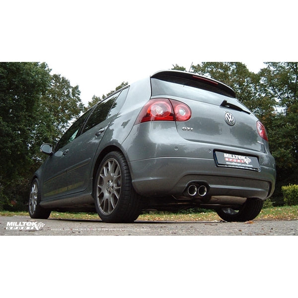 Milltek cat-back udstødning til Volkswagen Golf Mk5 GTi Edition 30 2.0T FSi 230PS, ikke-resoneret – billede 4