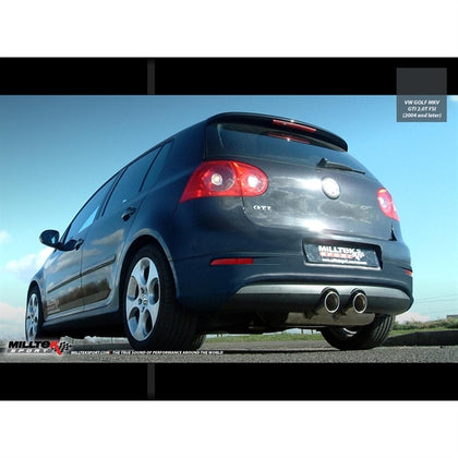 Milltek cat-back udstødning til Volkswagen Golf Mk5 GTi 2.0T FSI, resoneret – billede 7