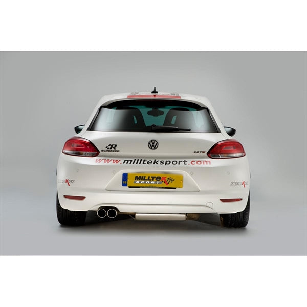 Milltek cat-back udstødning til Volkswagen Scirocco GT 2.0 TSi 200PS, resoneret – billede 3