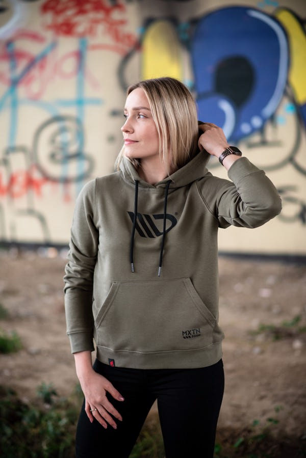 Maxton Womens Khaki Hoodie - XL