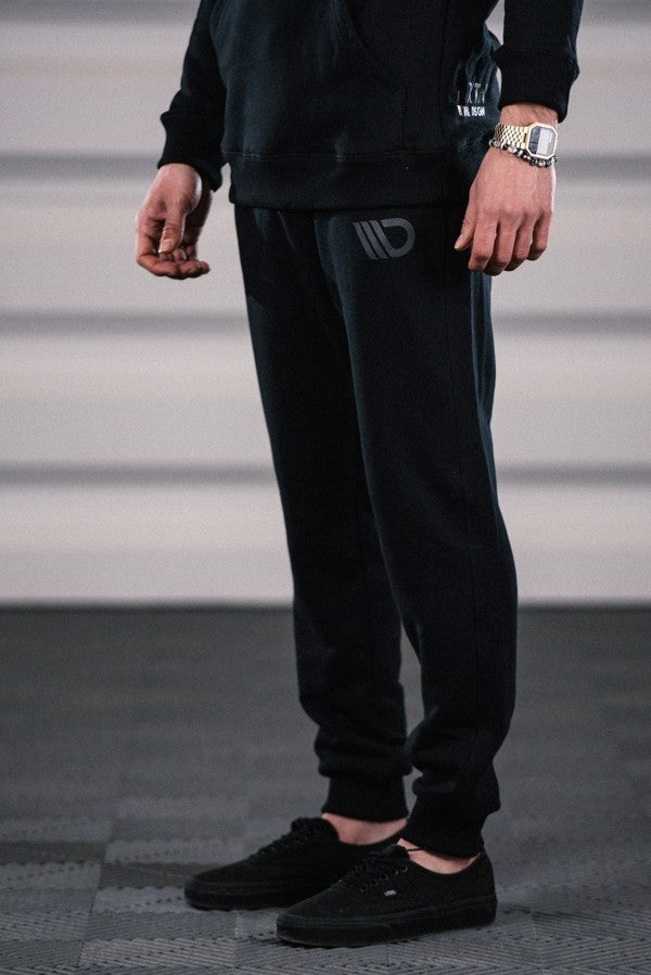 Maxton Mens Black Sweatpants - L – produktbillede 1