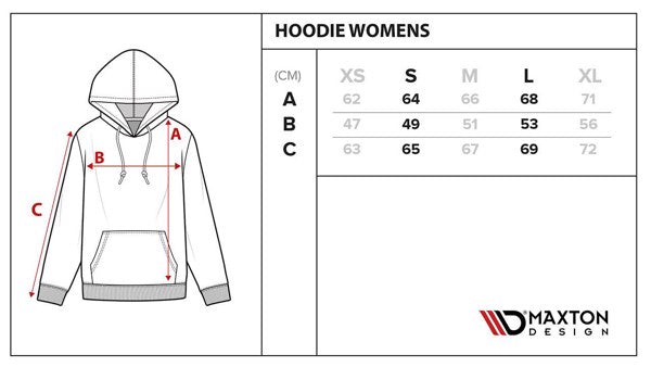 Maxton Womens Gray Hoodie - L – produktbillede 4