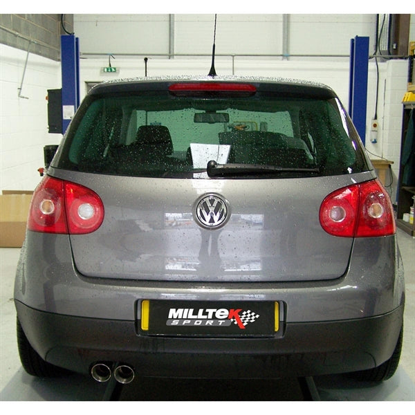 Milltek cat-back udstødning til Volkswagen Golf Mk5 2.0 TDI 140PS, ikke-resoneret – billede 8