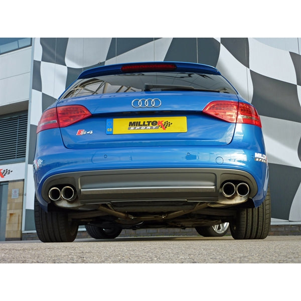 Milltek cat-back udstødning til Audi S4 3.0 Supercharged V6 B8, race – billede 5