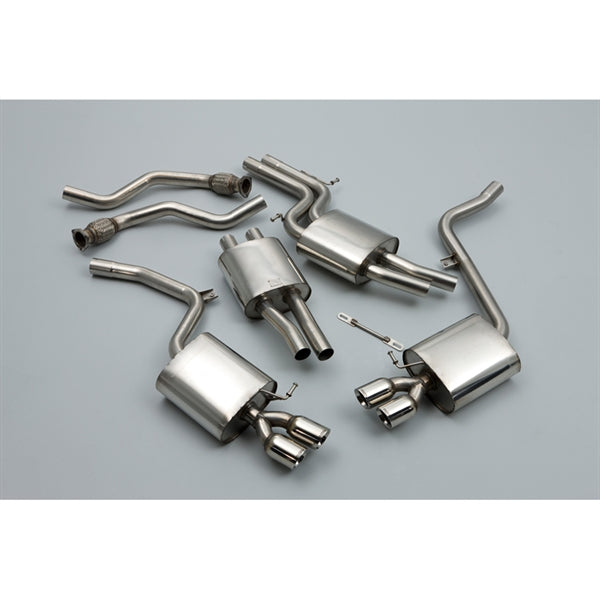 Milltek cat-back udstødning til Audi S4 3.0 Supercharged V6 B8, race – billede 6