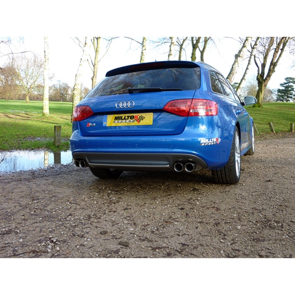 Milltek cat-back udstødning til Audi S4 3.0 Supercharged V6 B8, race – billede 8