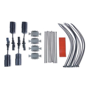 KW Cancellation kit for Electronic Damping med ledninger, clips og fastgørelseselementer til elektronisk affjedring.