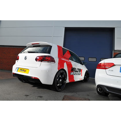 Milltek cat-back udstødning til Volkswagen Golf Mk6 R 2.0 TFSI 270PS, resoneret – billede 10