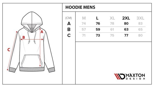 Maxton Mens Gray Hoodie - M – produktbillede 10