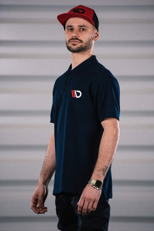 Maxton Mens Navy Blue Polo Shirt - L – produktbillede 2