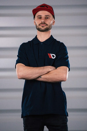 Maxton Mens Navy Blue Polo Shirt - L – produktbillede 6