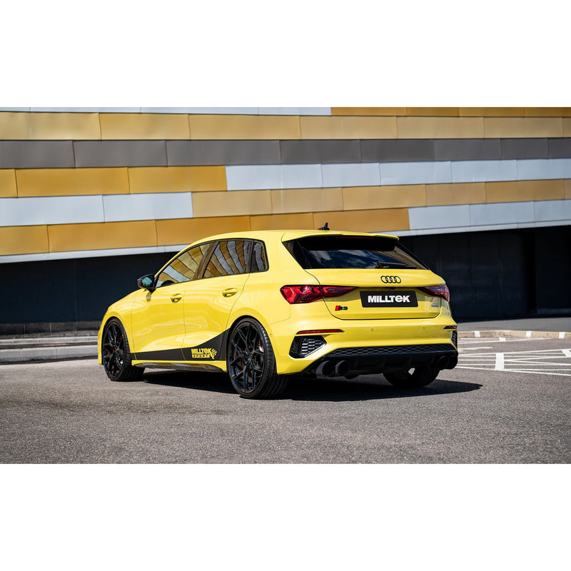 Milltek Cat-Back udstødning – Audi S3 2.0 TFSI Quattro Sportback 310PS 8Y – ikke-resoneret – produktbillede 18