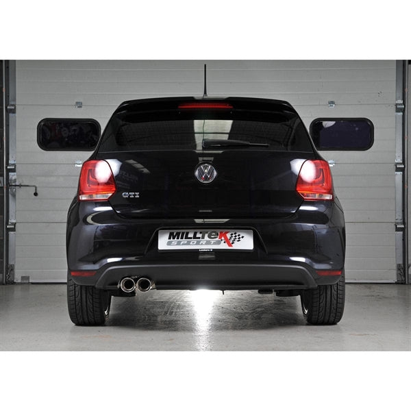 Milltek cat-back udstødning til Volkswagen Polo GTi 1.4 TSI 180PS 7spd DSG, resoneret – billede 6
