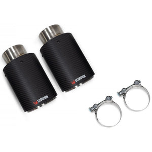 Scorpion Twin 90mm Carbon Fibre Ascari Trim - Audi RS3 - Ascari
