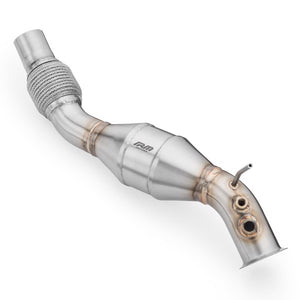 RM Motors Downpipe BMW E81, E87, E82, E88 116d, 118d, 120d, 123d N47 + CATALYST Emission Standard - Euro 3, Capacity - 100 cpsi - billede 2